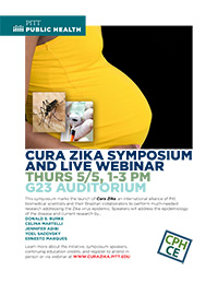 Cura Zika Symposium flier