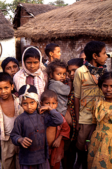 polio vaccine site, India