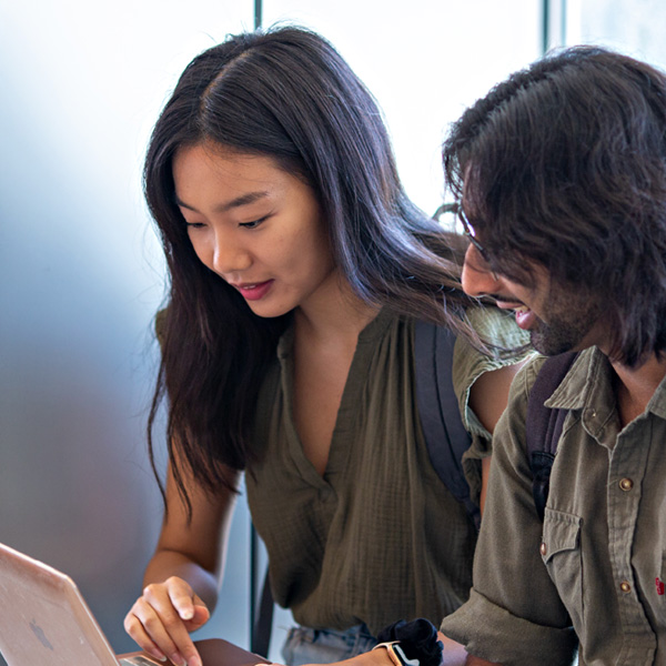 Students on laptop