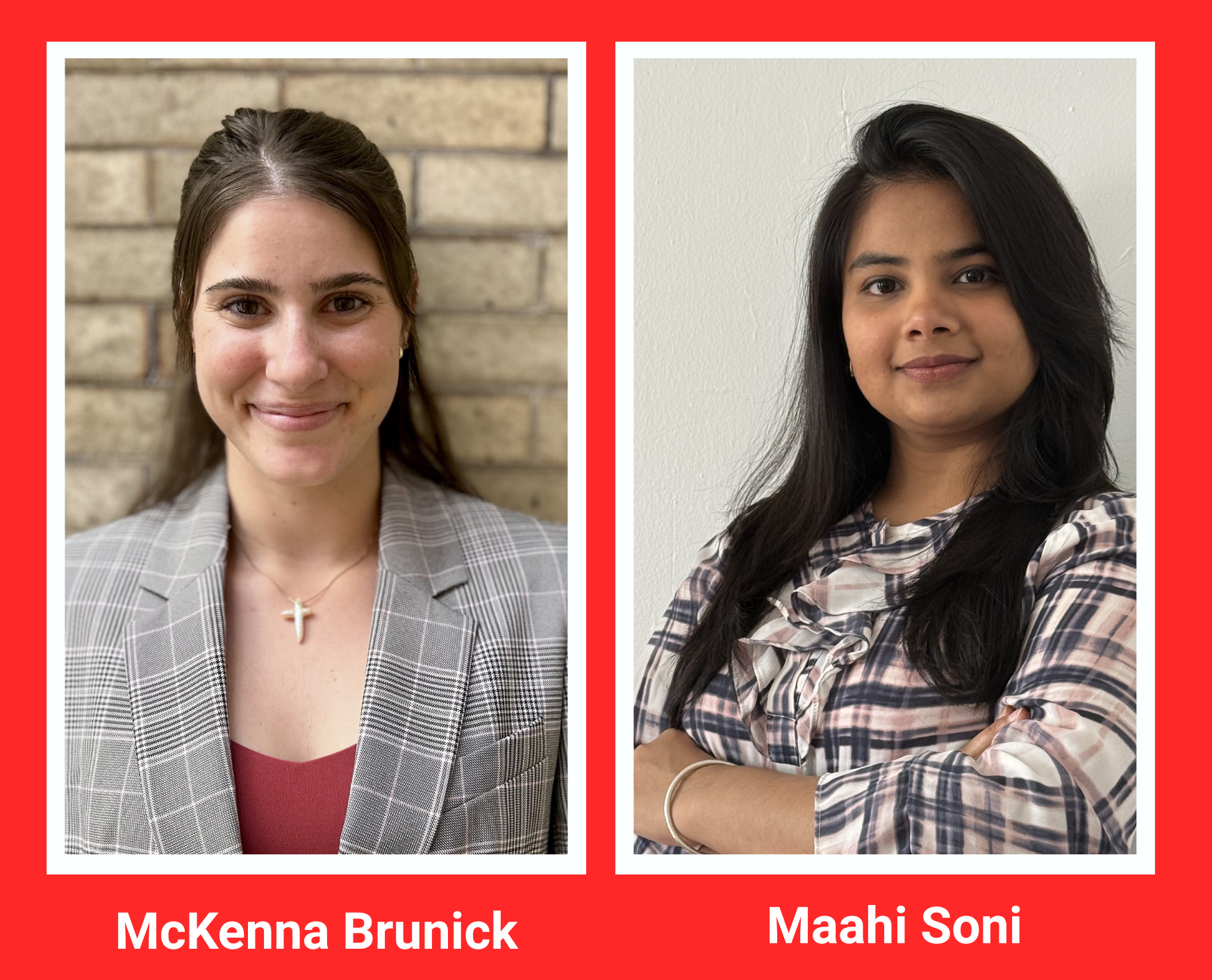 PPH students McKenna Brunick and Maahi Soni