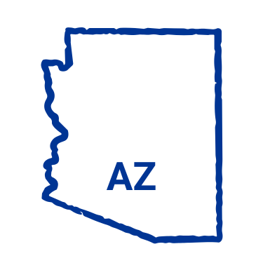 AZ - Arizona outline