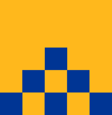 blue and gold squares