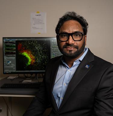 Suresh K. posing for photo