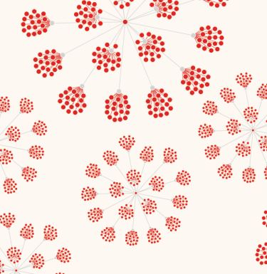 graphic of measles dna