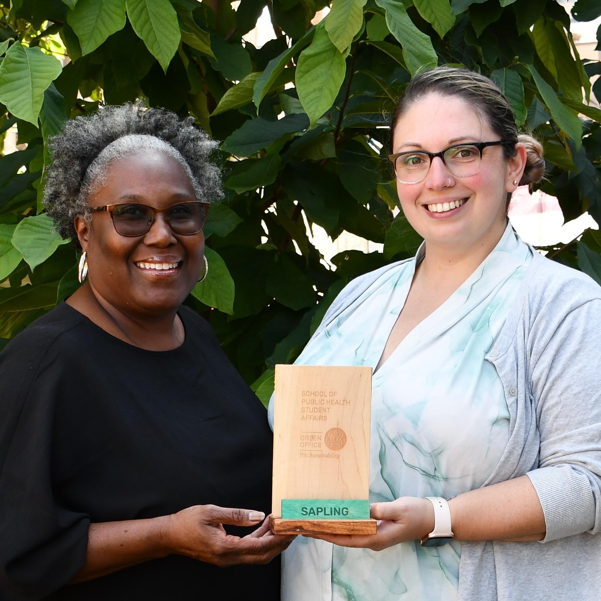 Student Affair's Jonette Suiter and Lauren Smith-Lemesh